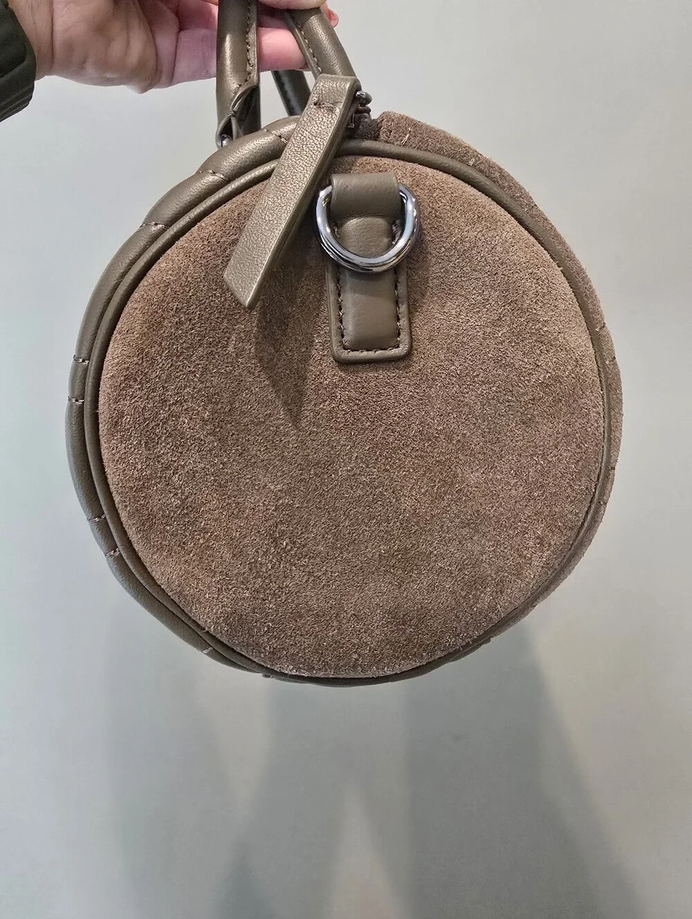 Kurt Geiger Quilted Barrel Bag